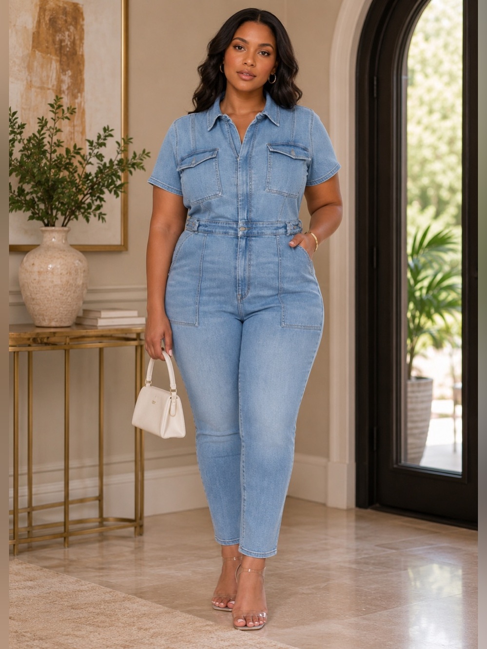 NEW GOOD AMERICAN “FIT FOR SUCCESS” JUMPSUIT – SIZE 7 (4X)